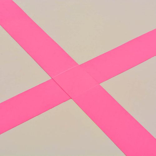 Надуваем дюшек за гимнастика с помпа, 700x100x10 см, PVC, розов