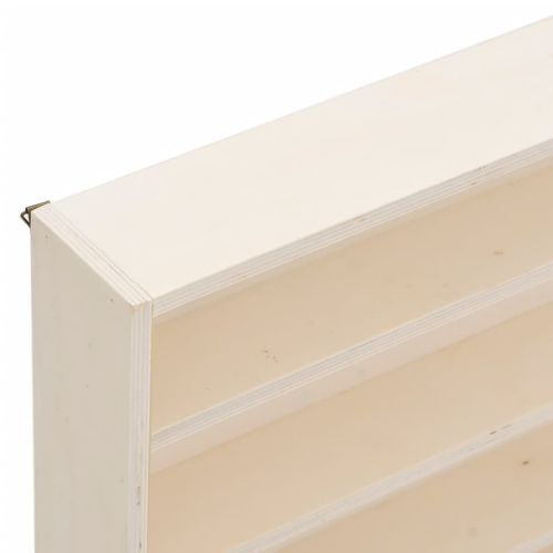 Дървена колекционерска витрина с врати 100x8,5x37 см