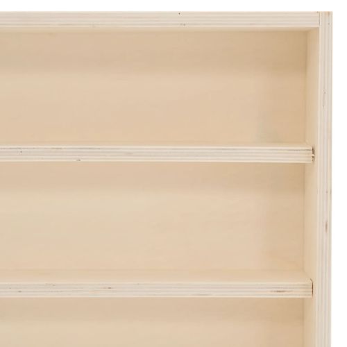 Дървена колекционерска витрина с врати 100x8,5x37 см