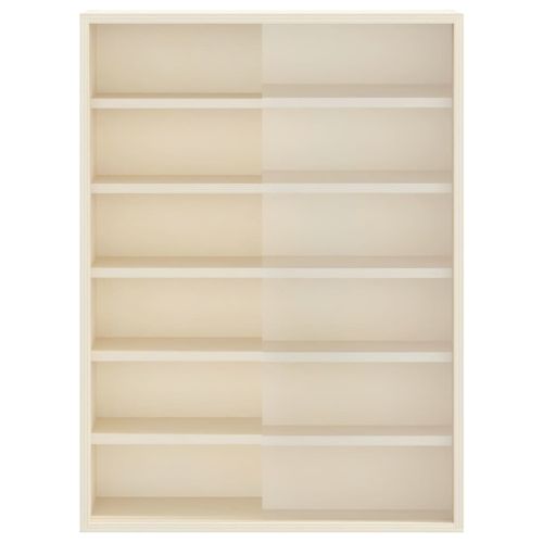 Стена дисплей кутия с рафт Бежово 40 x 8,5 x 54 см Шперплат