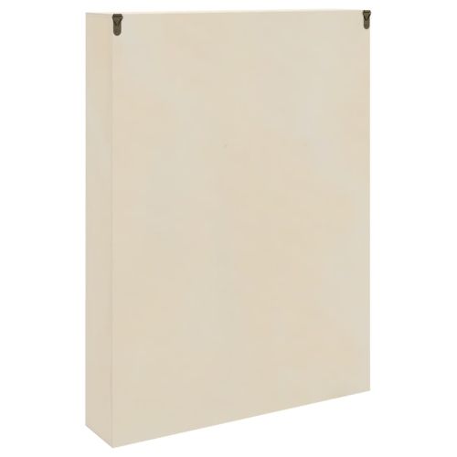 Стена дисплей кутия с рафт Бежово 40 x 8,5 x 54 см Шперплат