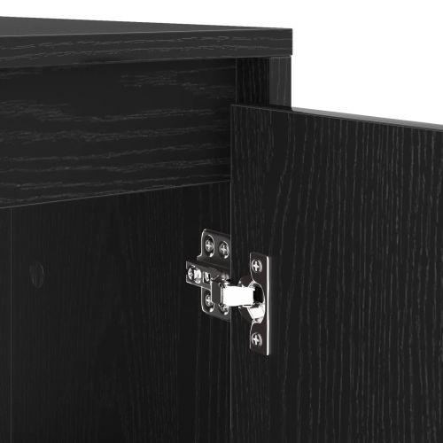 Шкаф за пералня Черния дъб 87 x 60 x 89 см Инженерна дървесина