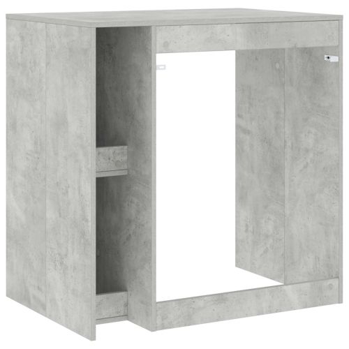Шкаф за пералня Бетонно 87 x 60 x 89 см Инженерна дървесина