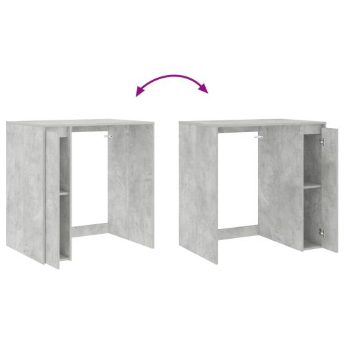 Шкаф за пералня Бетонно 87 x 60 x 89 см Инженерна дървесина
