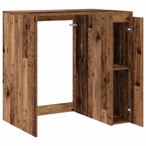 Шкаф за пералня Старо дърво 87 x 60 x 89 см Инженерна дървесина