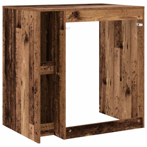 Шкаф за пералня Старо дърво 87 x 60 x 89 см Инженерна дървесина