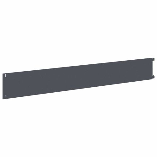 Ограда за трева 20 pcs 102 x 15 x 4 см Стомана Антрацит
