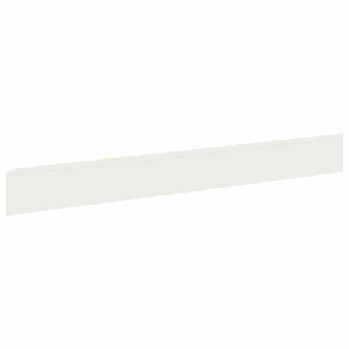 Ограда за трева 50 pcs 100 x 12 cm Стомана Бяло