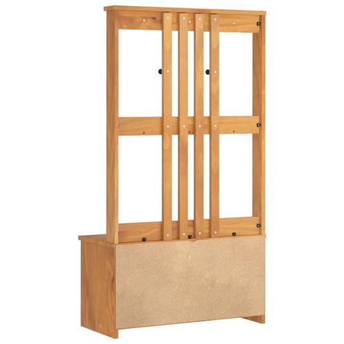 vidaXLL Дърво за антре SANDNES 87x40x159,5 cm масивна дървесина бор