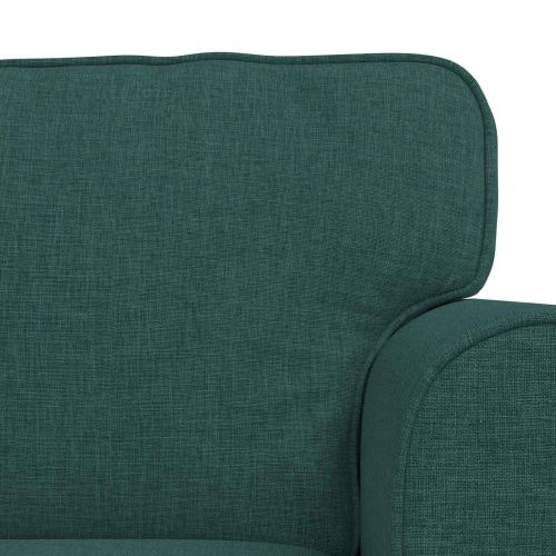 Комплект дивани 2 pcs Тъмен зелен 215 x 82 x 80 см текстил