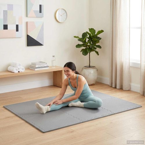 Мокети 24 pcs Сиво 8,64 m² EVA Пяна