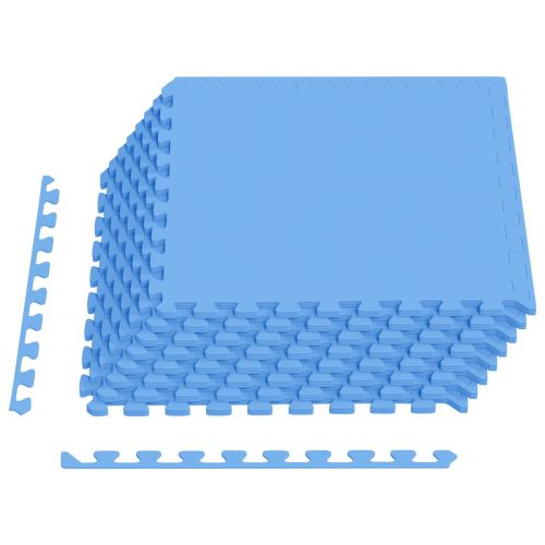 Мокети 24 pcs Синьо 8,64 m² EVA Пяна