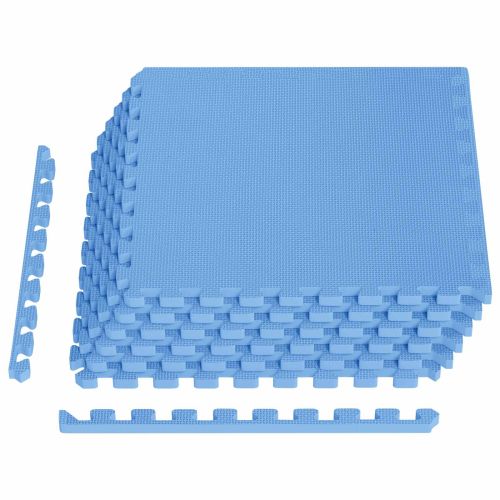 Мокети 6 pcs Синьо 2,16 m² EVA Пяна
