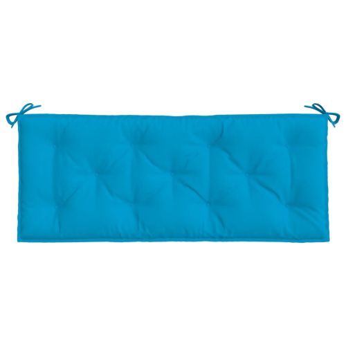 Възглавница за пейка светлосиня 120x50x7 см оксфорд плат