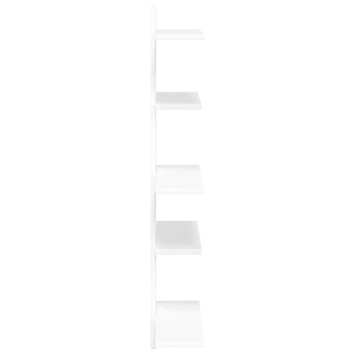 Плаваща стена Бяло 48,5 x 15 x 101 см Инженерна дървесина
