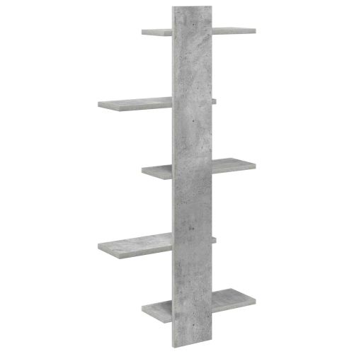 Плаваща стена Бетонно сиво 48,5 x 15 x 101 см