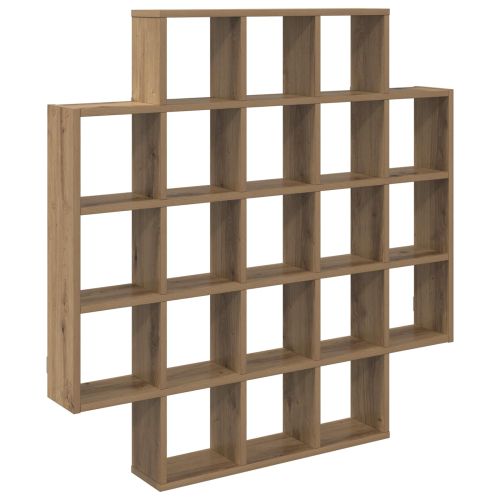 Стенен рафт Дъб артизан 100 x 13 x 100 см Инженерна дървесина