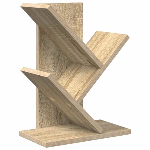 Дървена библиотека 3-тирe 30 x 18 x 40 см Инженерна дървесина
