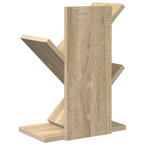 Дървена библиотека 3-тирe 30 x 18 x 40 см Инженерна дървесина