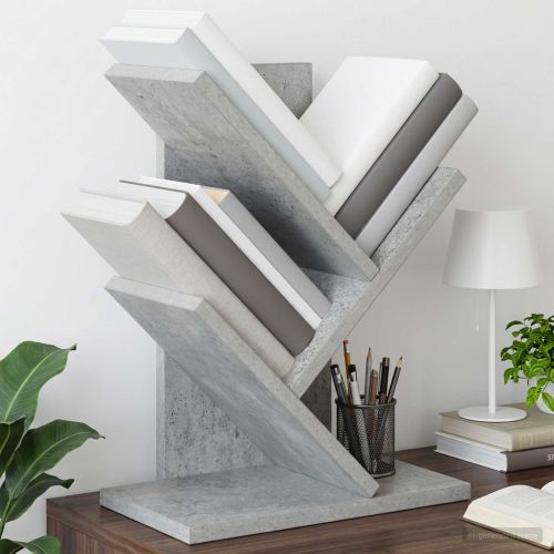 Дървена библиотека 3-тирe 30 x 18 x 40 см Инженерна дървесина