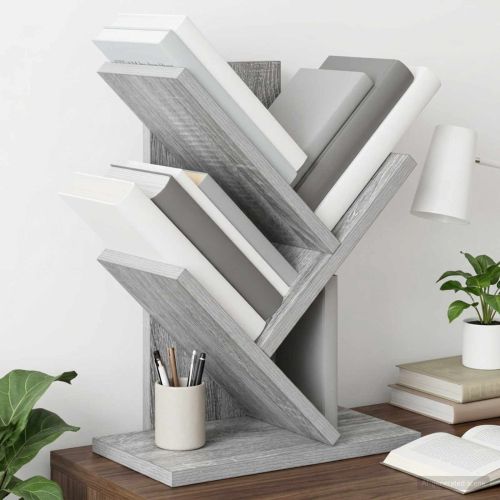 Дървена библиотека 3-тирe 30 x 18 x 40 см Инженерна дървесина
