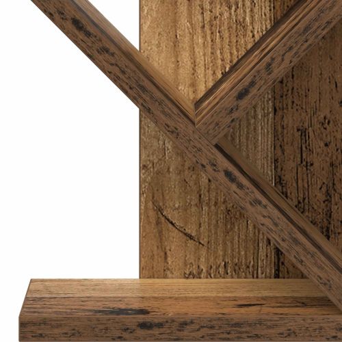 Дървена библиотека 3-тирe 30 x 18 x 40 см Инженерна дървесина
