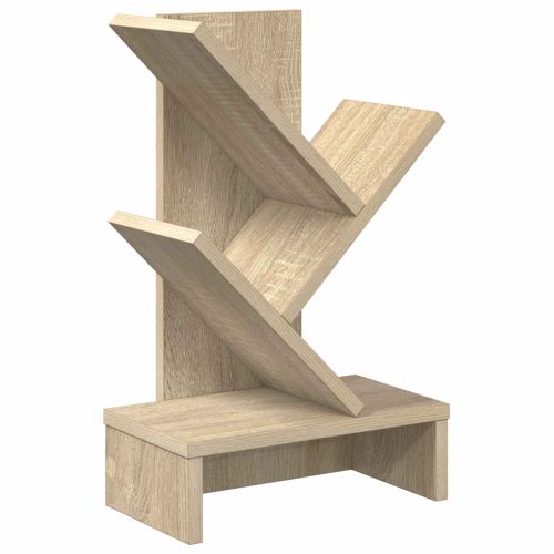 Дървена библиотека 3-тирe 30 x 18 x 48 см Инженерна дървесина