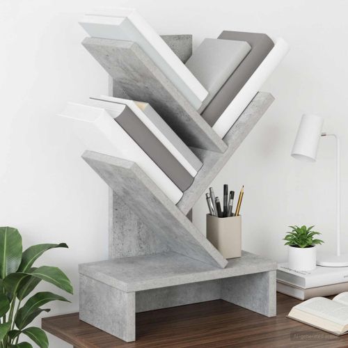 Дървена библиотека 3-тирe 30 x 18 x 48 см Инженерна дървесина