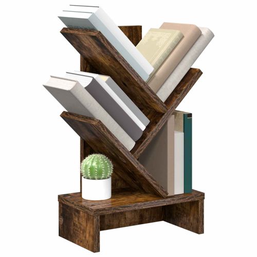 Дървена библиотека 3-тирe 30 x 18 x 48 см Инженерна дървесина