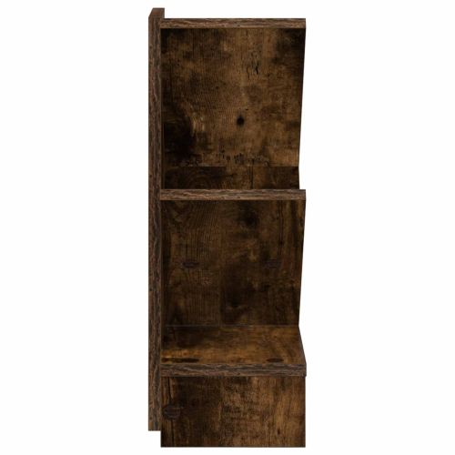 Дървена библиотека 3-тирe 30 x 18 x 48 см Инженерна дървесина
