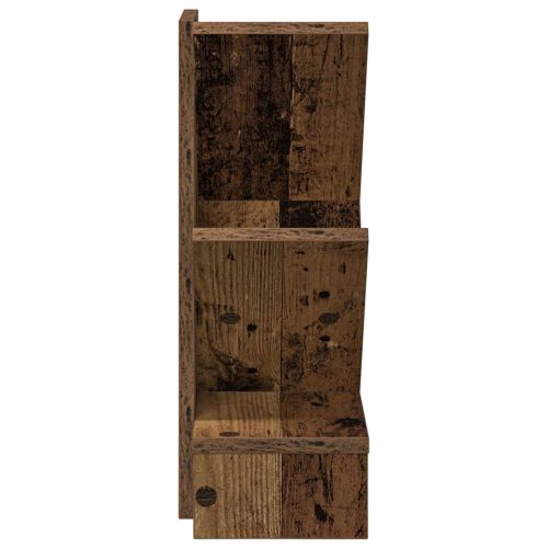 Дървена библиотека 3-тирe 30 x 18 x 48 см Инженерна дървесина