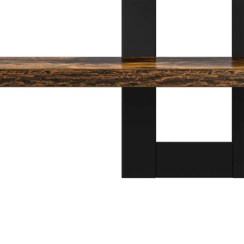 Плаващи рафтове Опушен дъб 40 x 15 x 40 см Инженерна дървесина