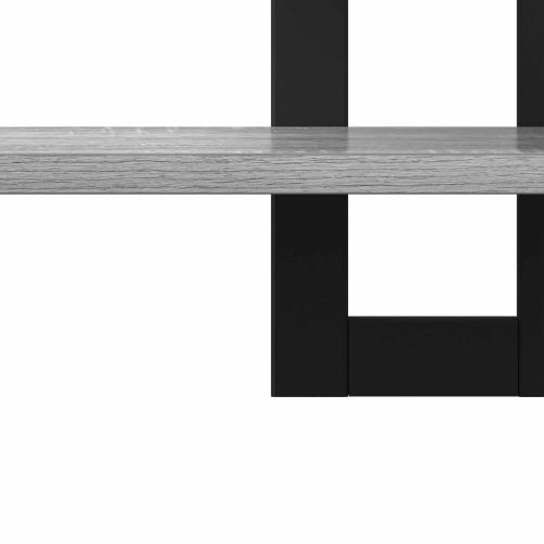 Плаващи рафтове Сив Сонома 40 x 15 x 40 см Инженерна дървесина