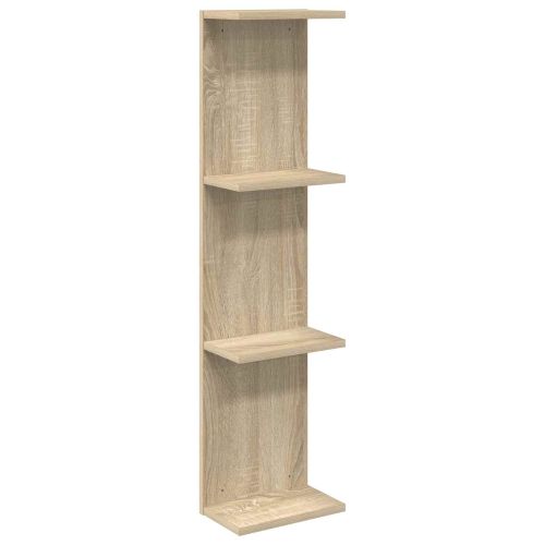 Стенен рафт Дъб сонома 22 x 15 x 100 см Инженерна дървесина