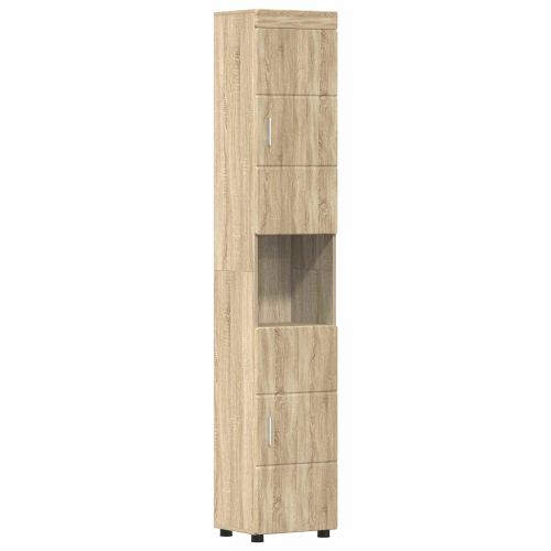 Комплект шкафове за баня TULUM Сонома дъб 37 x 31,5 x 203 см