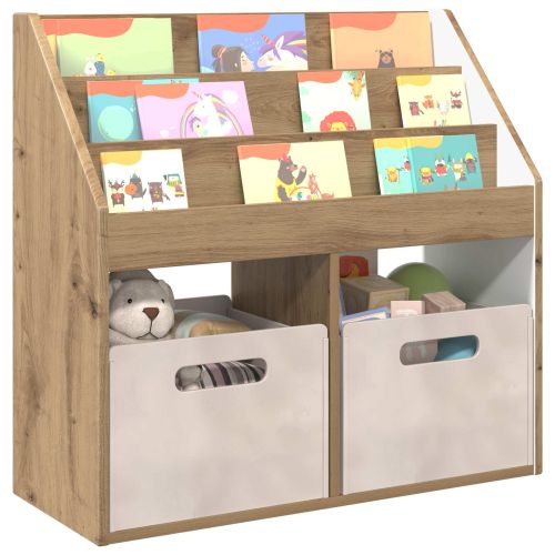 Детска рафт за книги със съхранение Дъб 72,5 x 29,5 x 69 см