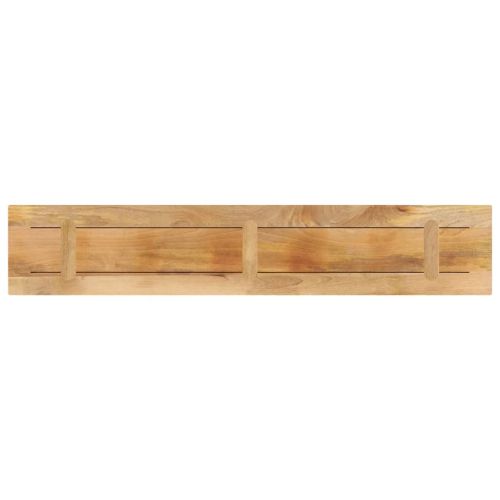Плот за маса 180x40x2,5см правоъгълен масивно дърво грубо манго