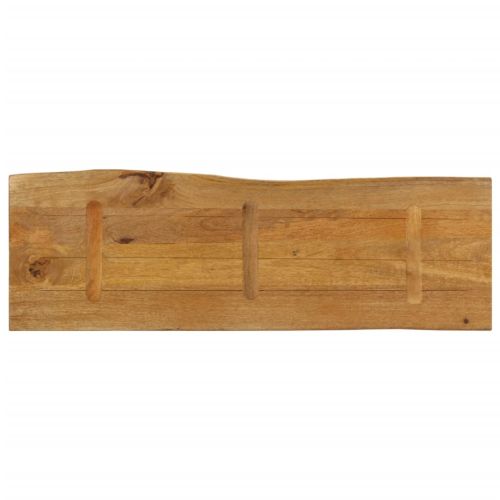 Плот за маса, 120x40x2,5 см, жив ръб, масивно дърво манго
