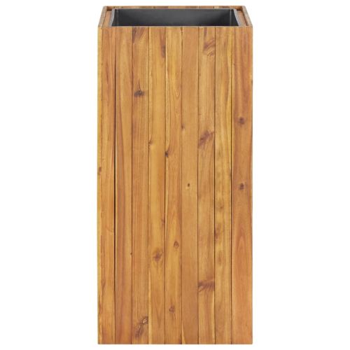 Градинска повдигната леха 43,5x43,5x90 см акация масив