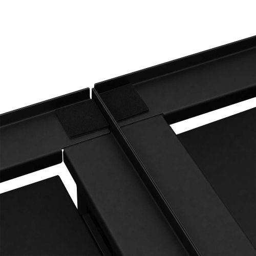 Педестал за пералня 2 pcs Черен 120 x 56 x 52 см Стомана