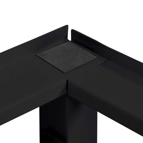 Педестал за пералня Черен 62 x 60,5 x 32,5 см Стомана