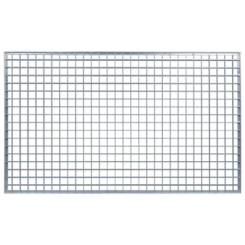 Решетка Сребрист 30 x 30 x 2 см Горещо поцинкована стомана