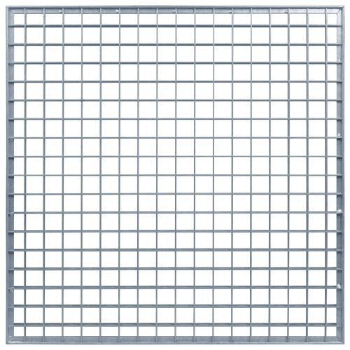 Решетка Сребрист 60 x 60 x 2 cm Горещо поцинкована стомана