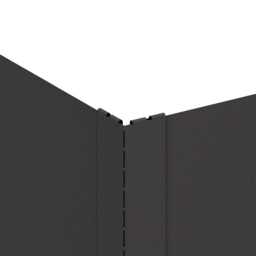 Ограда за трева 4 pcs 60 x 60 x 20 см Стомана Черно