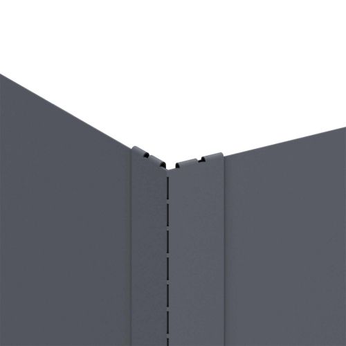 Ограда за трева 4 pcs 60 x 60 x 35 cm Стомана Антрацит