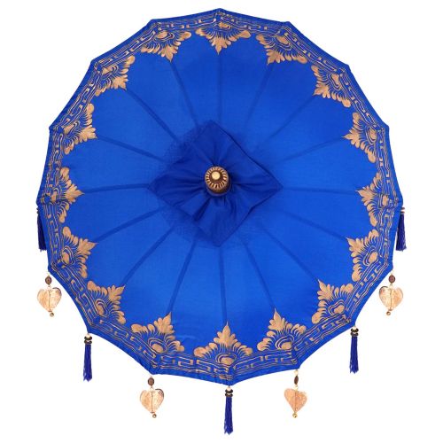 Балийски чадър с основа Синьо 95 x 95 x 260 см