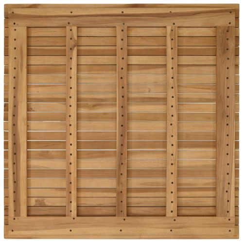 Топ за маса 90 x 90 x 3,5 см Квадратна Солидно тиково дърво