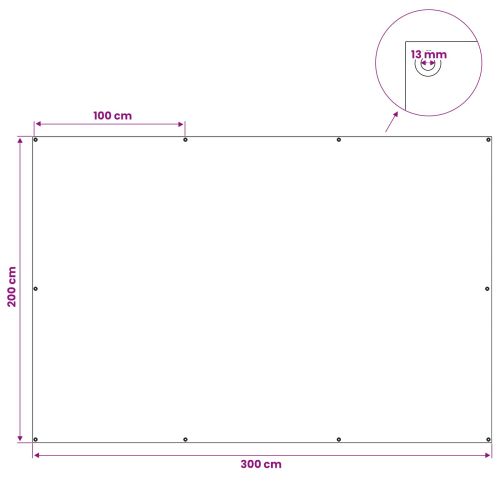 Платно с детайли Светлосиво 2 х 3 м 180 гр / м² ПЕ