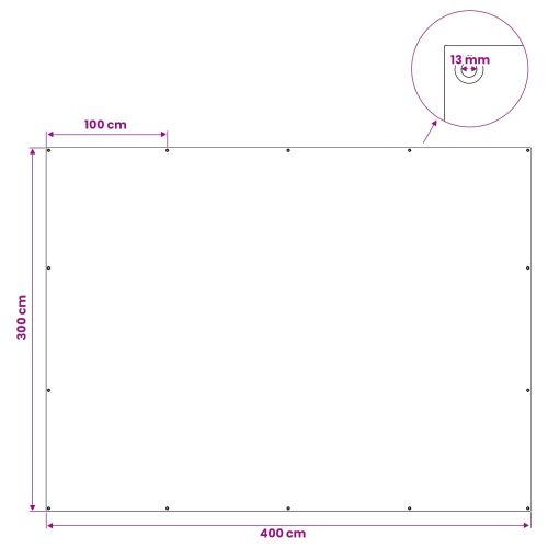 Платно с детайли Светлосиво 3 x 4 м 180 гсм ПЕ