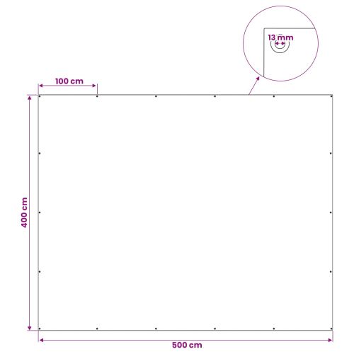 Платно с детайли Антрацитено сиво 4 x 5 м 180 гсм ПЕ